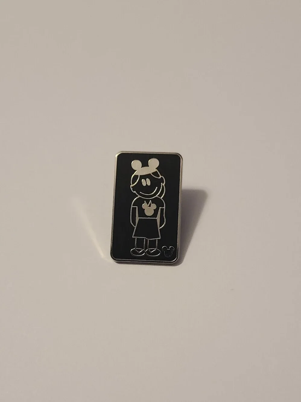 Disney Silhouette Girl Pin